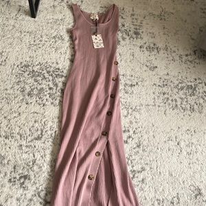 Mid leg length dress tight with tags
